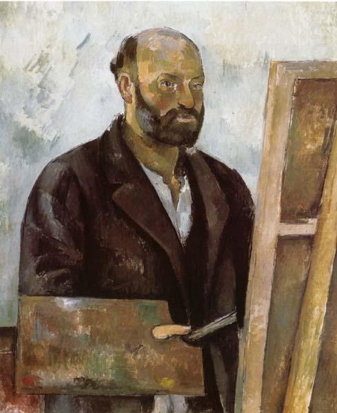 Self-Portrait with a Palette, Paul Cezanne